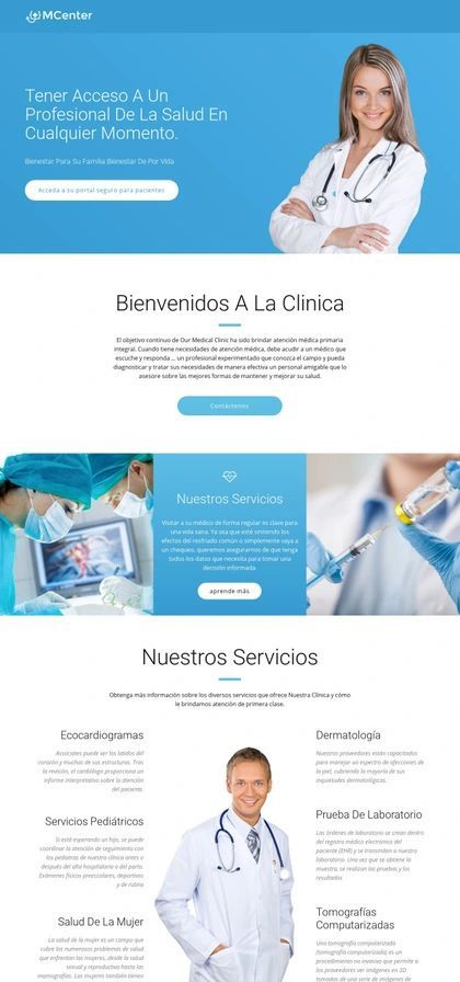 Pro Salud Y Medicina Plantilla De Sitio Web