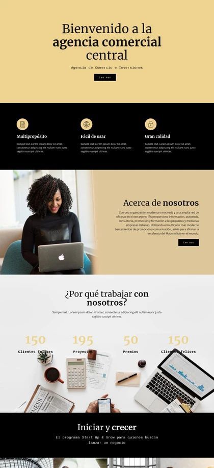 Agencia Digital Central Plantilla De Sitio Web
