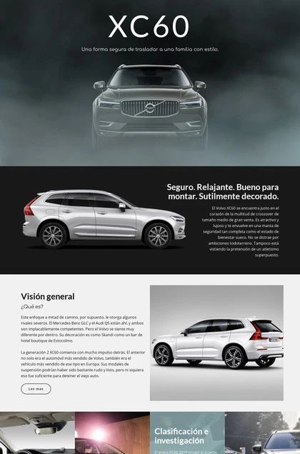 Volvo Plantilla De Sitio Web