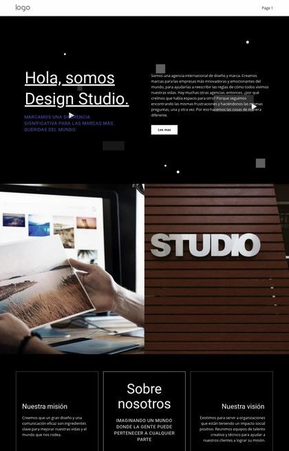 Nuestro Diseño Es Único Plantilla De Sitio Web