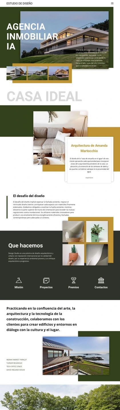 Agencia Inmobiliaria De Ensueño Plantilla De Sitio Web